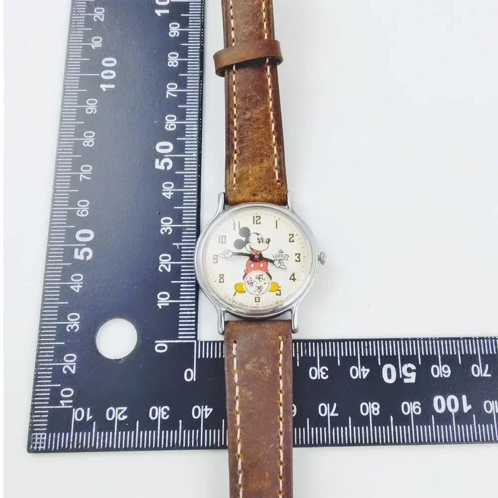 Disney Lorus Mickey Mouse VTG Compass Watch RARE H2F